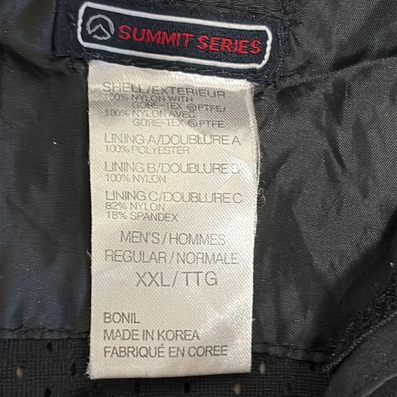 The North Face summit series Men's Dark Gray Raincoat 2xL broken zipper - Picture 8 of 11